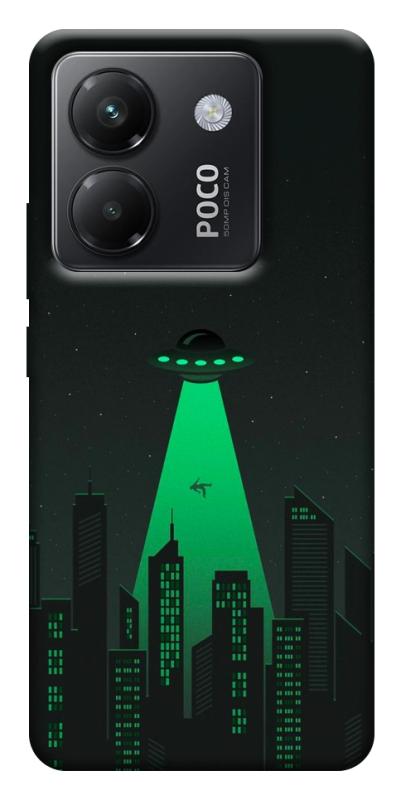 Чехол itsPrint Green ufo для Xiaomi Poco M7 Pro 5G, космос, купить оптом с доставкой