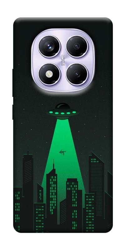 Чехол itsPrint Green ufo для Xiaomi Poco X7, космос, купить оптом с доставкой