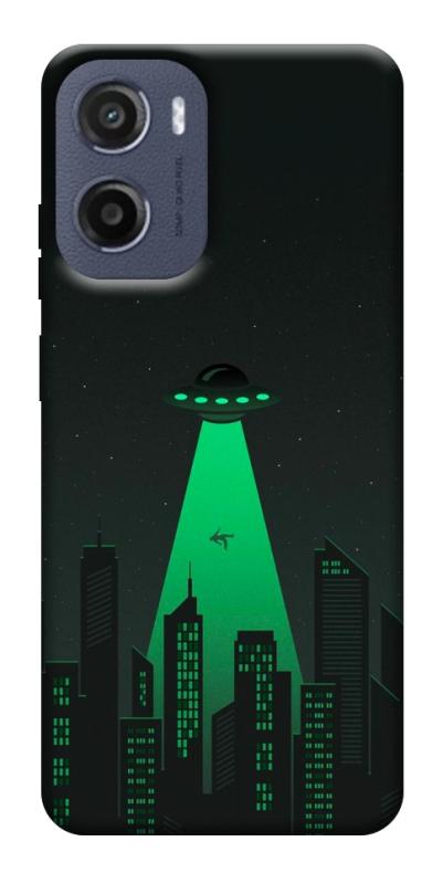 Чехол itsPrint Green ufo для Motorola Moto G05, космос, купить оптом с доставкой