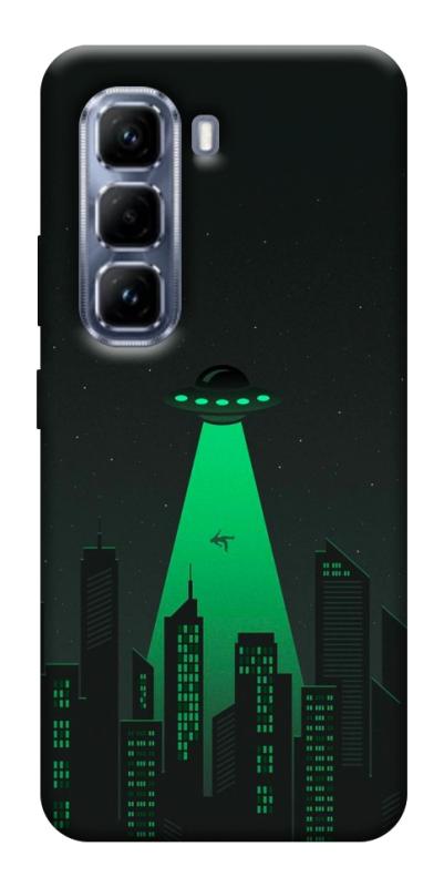 Чохол itsPrint Green ufo для Infinix Hot 50 Pro, космос, купити оптом з доставкою