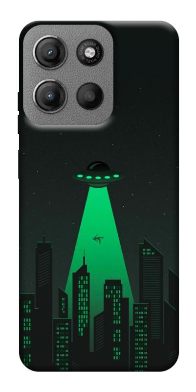 Чехол itsPrint Green ufo для Motorola Moto G15 4G, космос, купить оптом с доставкой
