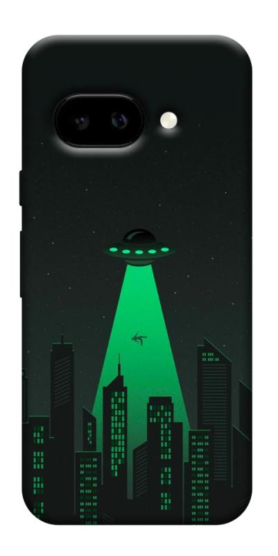 Чехол itsPrint Green ufo для Google Pixel 9a, космос, купить оптом с доставкой
