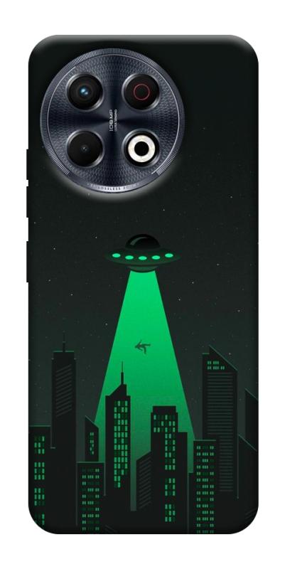 Чехол itsPrint Green ufo для TECNO Spark 30 Pro (KL7), космос, купить оптом с доставкой