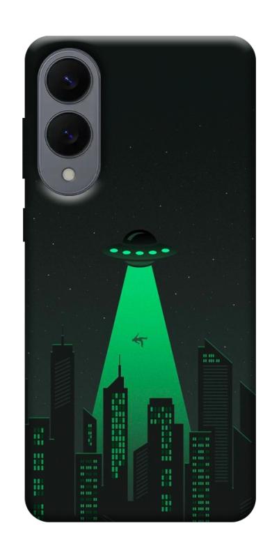 Чехол itsPrint Green ufo для Samsung Galaxy S25 Edge, космос, купить оптом с доставкой