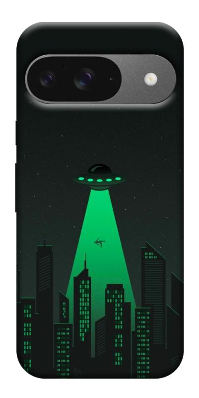 Чехол itsPrint Green ufo для Google Pixel 10, космос, купить оптом с доставкой