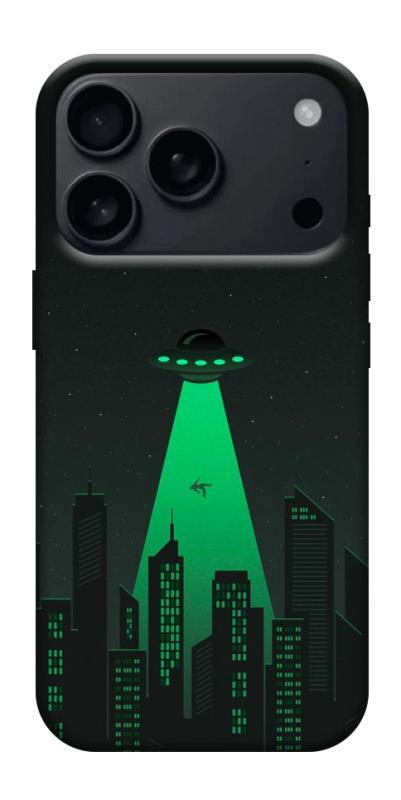 Чехол itsPrint Green ufo для Apple iPhone 17 Pro (6.3"), космос, купить оптом с доставкой