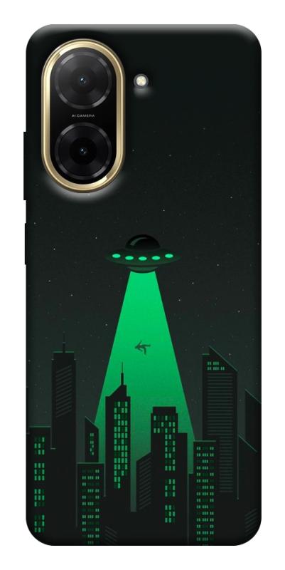 Чехол itsPrint Green ufo для Xiaomi Redmi A5 (Europe version), космос, купить оптом с доставкой