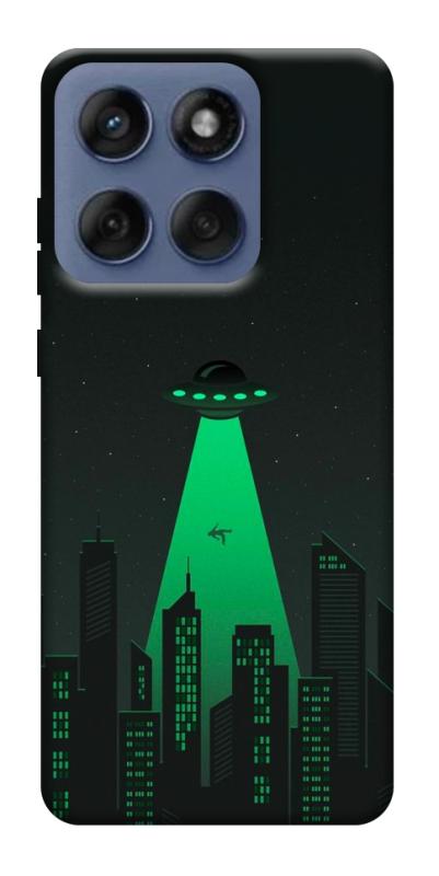 Чехол itsPrint Green ufo для Motorola Edge 60 Fusion, космос, купить оптом с доставкой