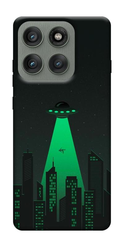 Чехол itsPrint Green ufo для Motorola Edge 60 Pro, космос, купить оптом с доставкой
