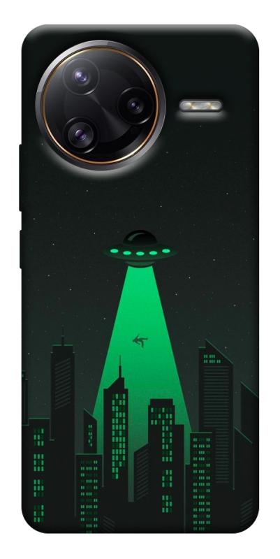 Чехол itsPrint Green ufo для Xiaomi Poco F7, космос, купить оптом с доставкой