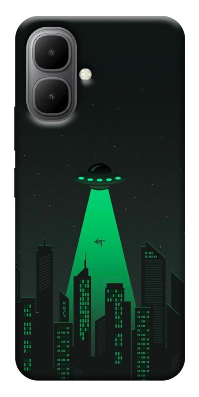 Чехол itsPrint Green ufo для Infinix Smart 10, космос, купить оптом с доставкой