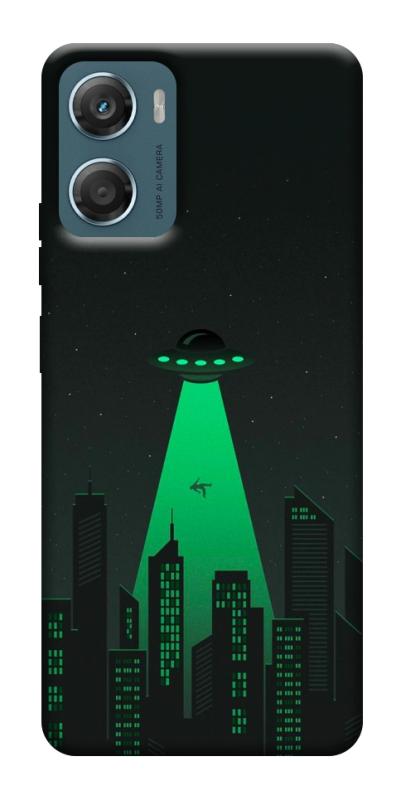 Чехол itsPrint Green ufo для Motorola Moto G06, космос, купить оптом с доставкой