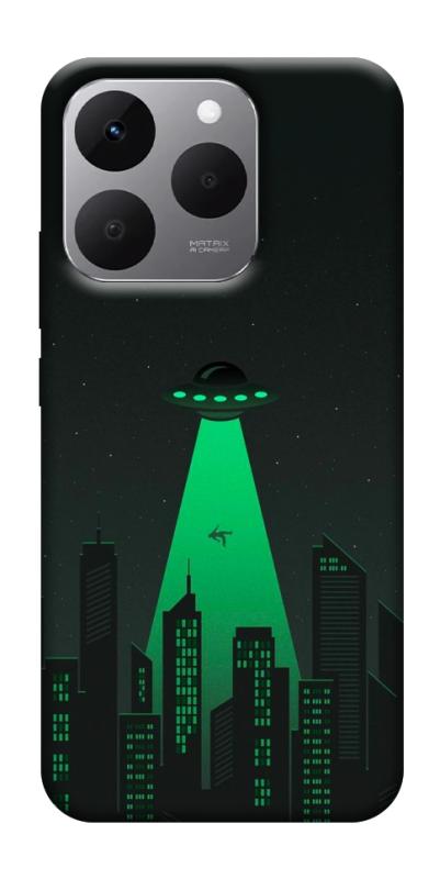 Чехол itsPrint Green ufo для Realme 15T, космос, купить оптом с доставкой