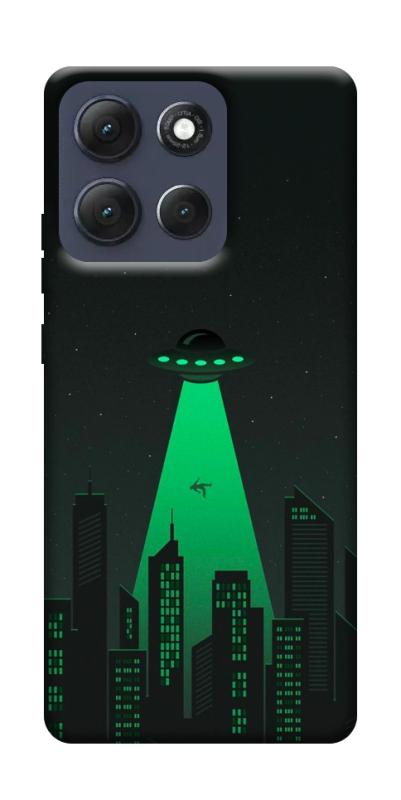 Чехол itsPrint Green ufo для Motorola Moto G86 Power, космос, купить оптом с доставкой