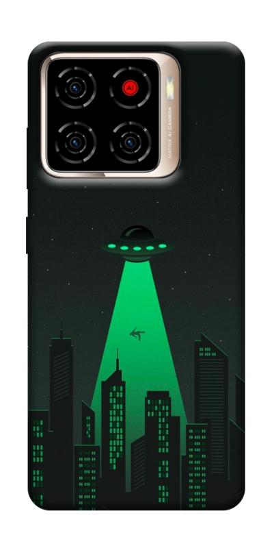Чехол itsPrint Green ufo для ZTE Blade A56, космос, купить оптом с доставкой