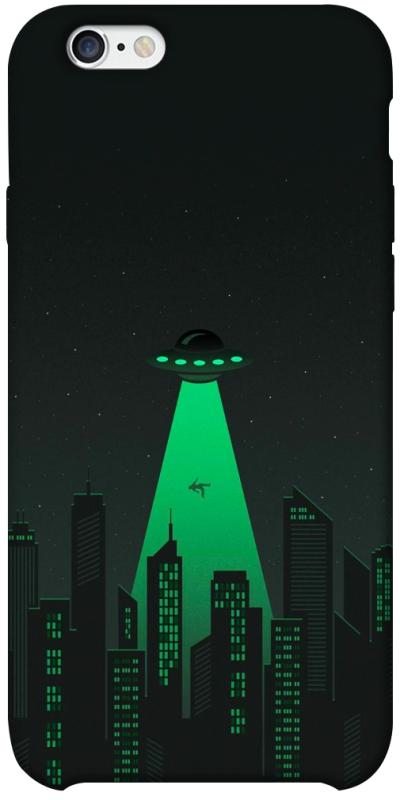Чехол itsPrint Green ufo для Apple iPhone 6/6s plus (5.5"), космос, купить оптом с доставкой