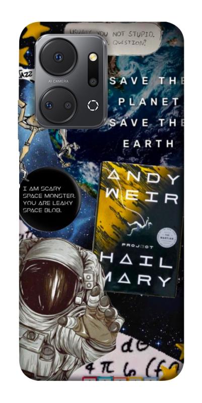 Чехол itsPrint Hail mary collage для Huawei Honor X7a, космос, купить оптом с доставкой