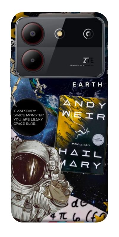 Чехол itsPrint Hail mary collage для ZTE Blade A54 4G, космос, купить оптом с доставкой