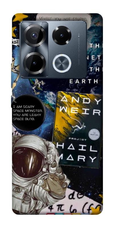 Чехол itsPrint Hail mary collage для Infinix Note 40 Pro 4G, космос, купить оптом с доставкой