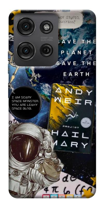 Чехол itsPrint Hail mary collage для Motorola Moto G75 5G, космос, купить оптом с доставкой
