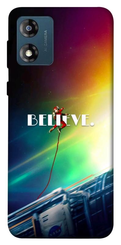 Чехол itsPrint Hail mary rainbow для Motorola Moto E13, космос, купить оптом с доставкой