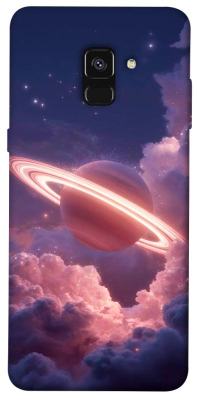 Чехол itsPrint Pink Saturn для Samsung A530 Galaxy A8 (2018), космос, купить оптом с доставкой