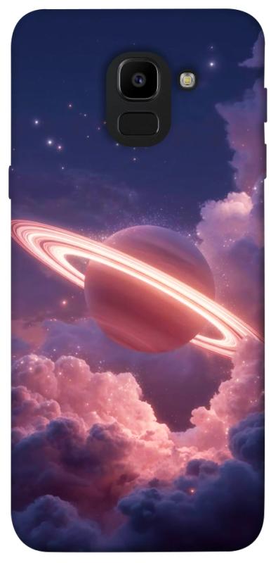 Чехол itsPrint Pink Saturn для Samsung J600F Galaxy J6 (2018), космос, купить оптом с доставкой