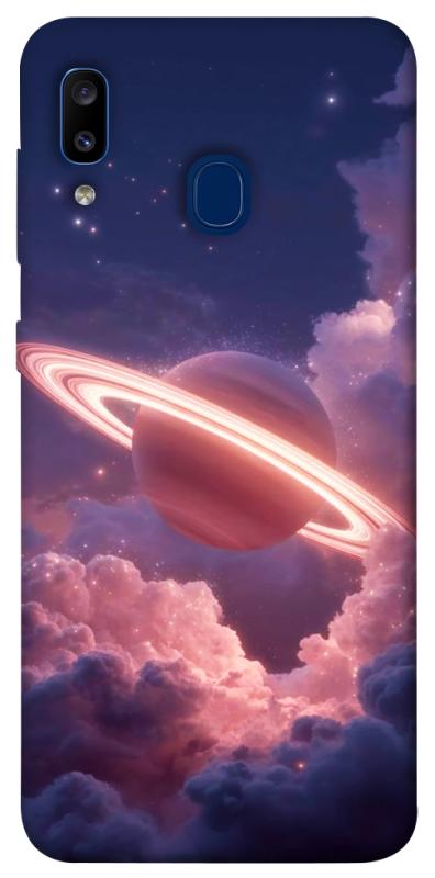 Чехол itsPrint Pink Saturn для Samsung Galaxy A20 / A30, космос, купить оптом с доставкой