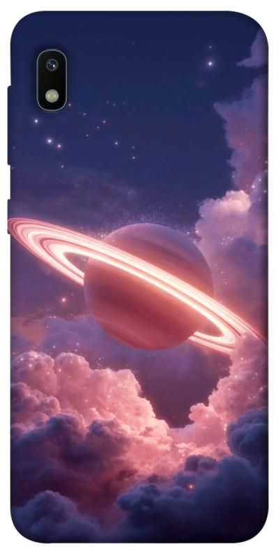 Чехол itsPrint Pink Saturn для Samsung Galaxy A10 (A105F), космос, купить оптом с доставкой