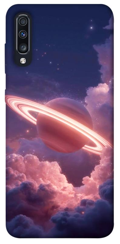 Чехол itsPrint Pink Saturn для Samsung Galaxy A70 (A705F), космос, купить оптом с доставкой