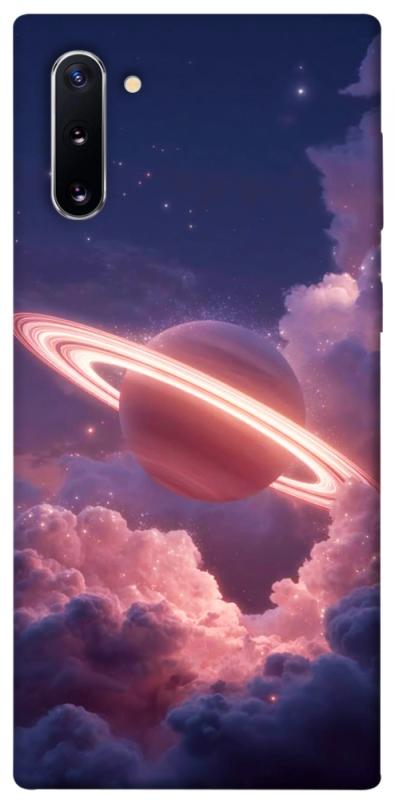 Чехол itsPrint Pink Saturn для Samsung Galaxy Note 10, космос, купить оптом с доставкой