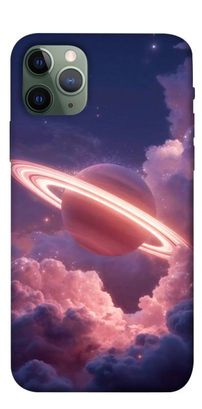 Чохол itsPrint Pink Saturn для Apple iPhone 11 Pro (5.8"), космос, купити оптом з доставкою