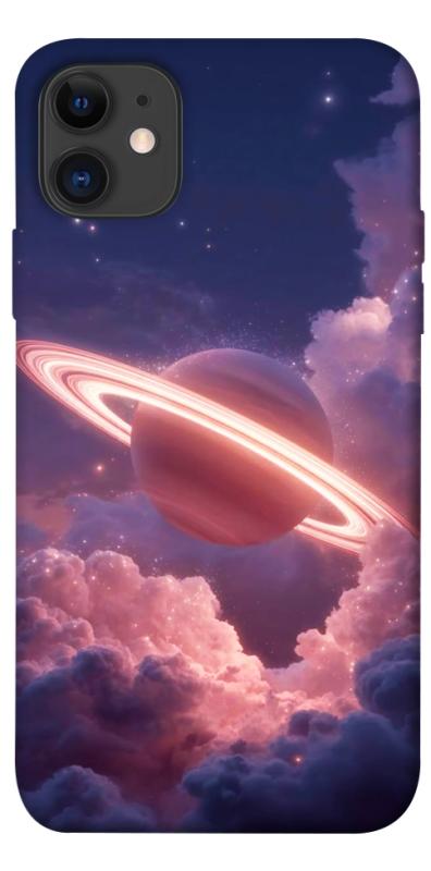 Чехол itsPrint Pink Saturn для Apple iPhone 11 (6.1"), космос, купить оптом с доставкой