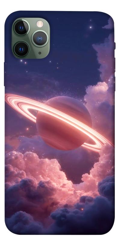 Чехол itsPrint Pink Saturn для Apple iPhone 11 Pro Max (6.5"), космос, купить оптом с доставкой