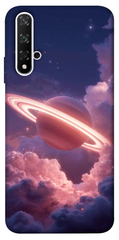 Чехол itsPrint Pink Saturn для Huawei Honor 20 / Nova 5T, космос, купить оптом с доставкой