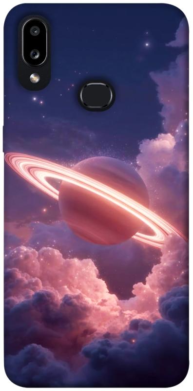 Чехол itsPrint Pink Saturn для Samsung Galaxy A10s, космос, купить оптом с доставкой