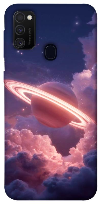 Чехол itsPrint Pink Saturn для Samsung Galaxy M30s / M21, космос, купить оптом с доставкой