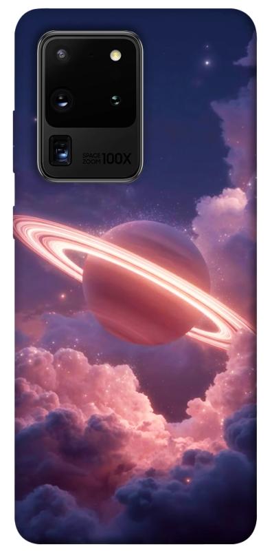 Чехол itsPrint Pink Saturn для Samsung Galaxy S20 Ultra, космос, купить оптом с доставкой