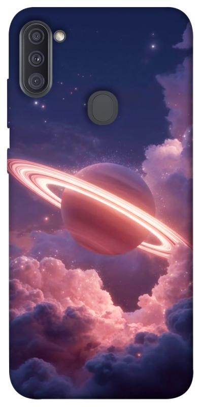 Чехол itsPrint Pink Saturn для Samsung Galaxy A11, космос, купить оптом с доставкой