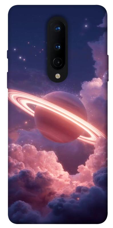 Чохол itsPrint Pink Saturn для OnePlus 8, космос, купити оптом з доставкою