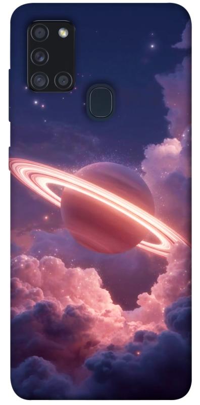Чехол itsPrint Pink Saturn для Samsung Galaxy A21s, космос, купить оптом с доставкой