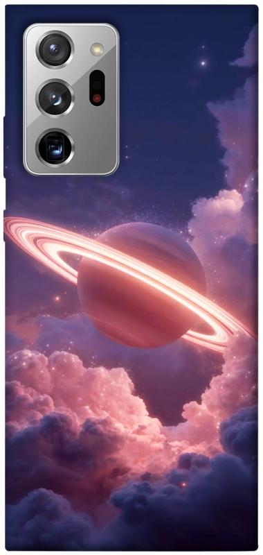 Чехол itsPrint Pink Saturn для Samsung Galaxy Note 20 Ultra, космос, купить оптом с доставкой