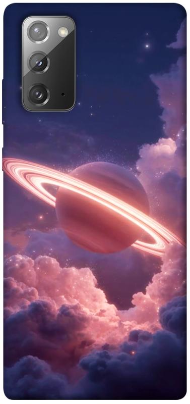 Чехол itsPrint Pink Saturn для Samsung Galaxy Note 20, космос, купить оптом с доставкой