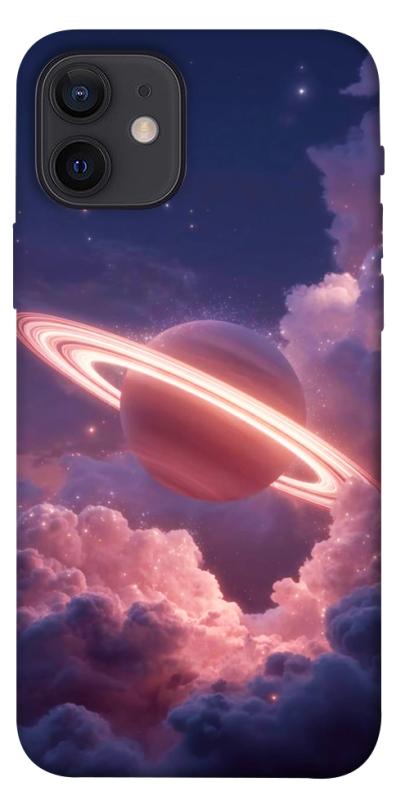 Чехол itsPrint Pink Saturn для Apple iPhone 12 Pro (6.1"), космос, купить оптом с доставкой