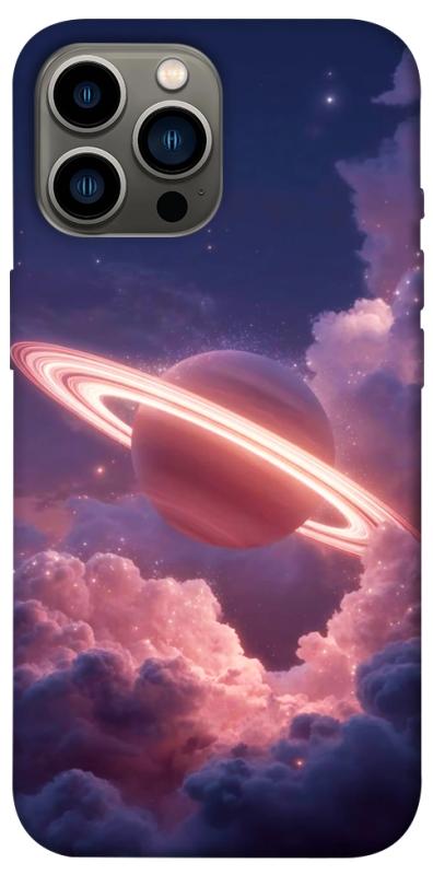 Чехол itsPrint Pink Saturn для Apple iPhone 12 Pro Max (6.7"), космос, купить оптом с доставкой
