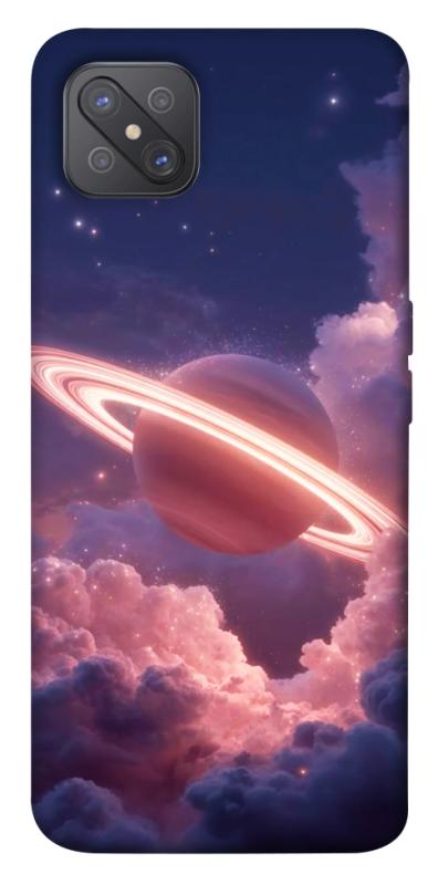 Чехол itsPrint Pink Saturn для Oppo A92s, космос, купить оптом с доставкой