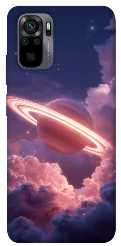 Чехол itsPrint Pink Saturn для Xiaomi Redmi Note 10 / Note 10s, космос, купить оптом с доставкой