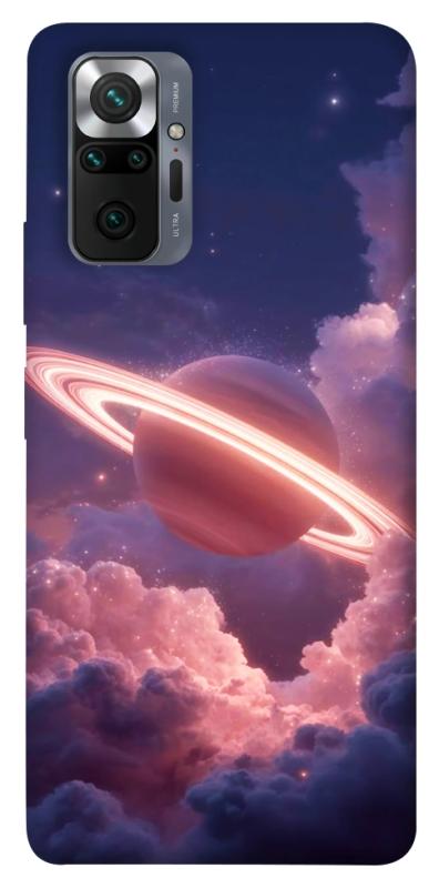 Чехол itsPrint Pink Saturn для Xiaomi Redmi Note 10 Pro, космос, купить оптом с доставкой