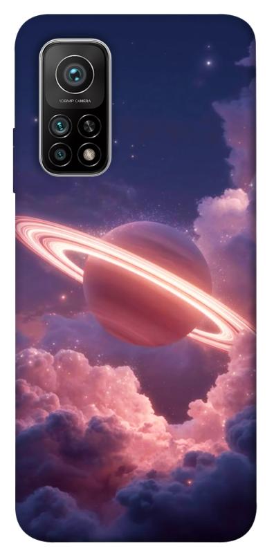 Чехол itsPrint Pink Saturn для Xiaomi Mi 10T, космос, купить оптом с доставкой