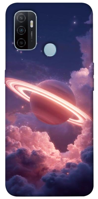 Чохол itsPrint Pink Saturn для Oppo A53 / A32 / A33, космос, купити оптом з доставкою